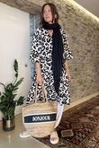 Kenya Tiered Midi Dress Naturals